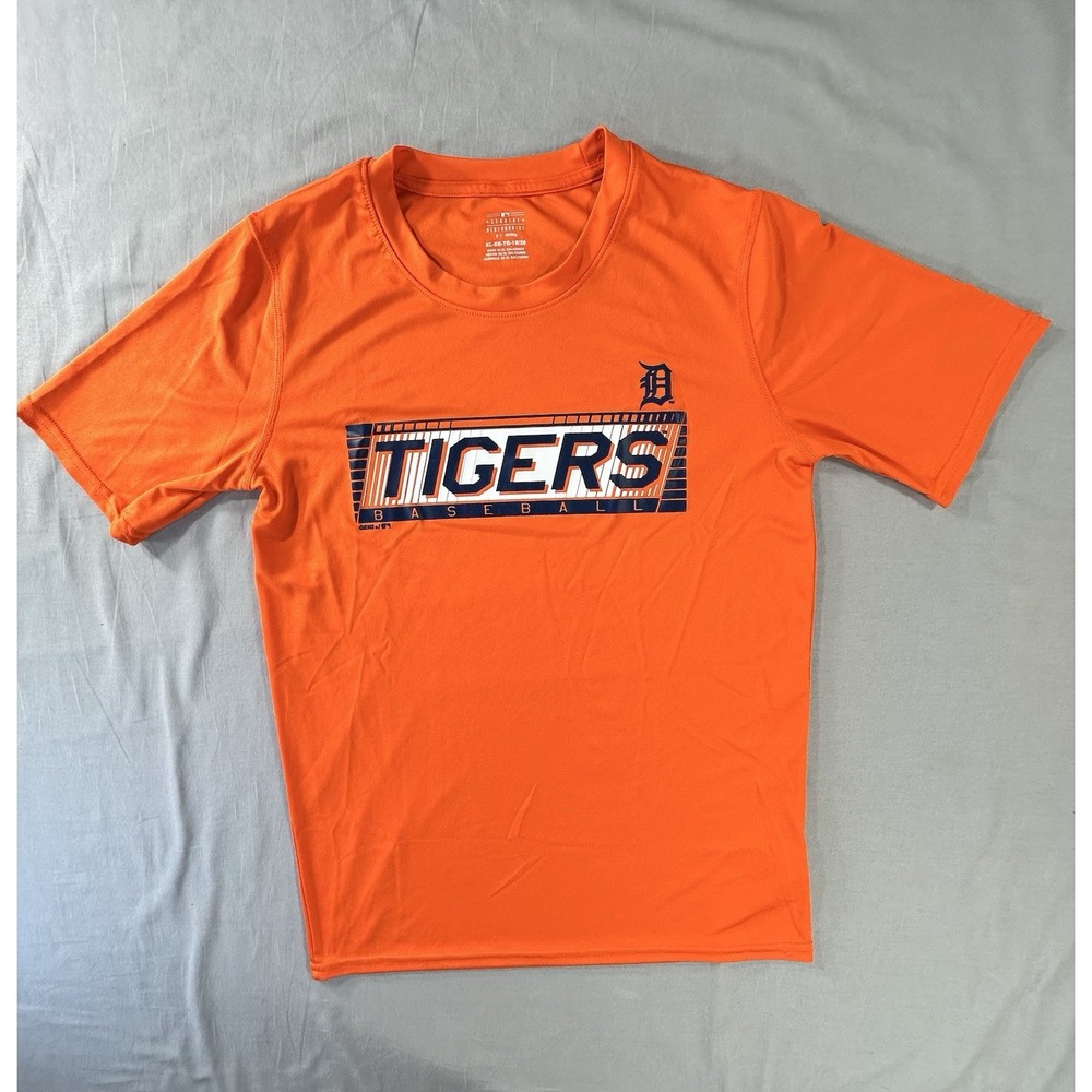 Gen 2 Detroit Tigers MLB Baseball Short Sleeve Orange T-shirt Size Youth size XL